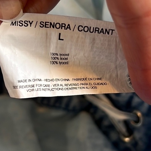 👢Nine West Jeans,Sinfully Soft Lyocell Dress, Incredible Material,Lace-Up Front - Picture 8 of 10